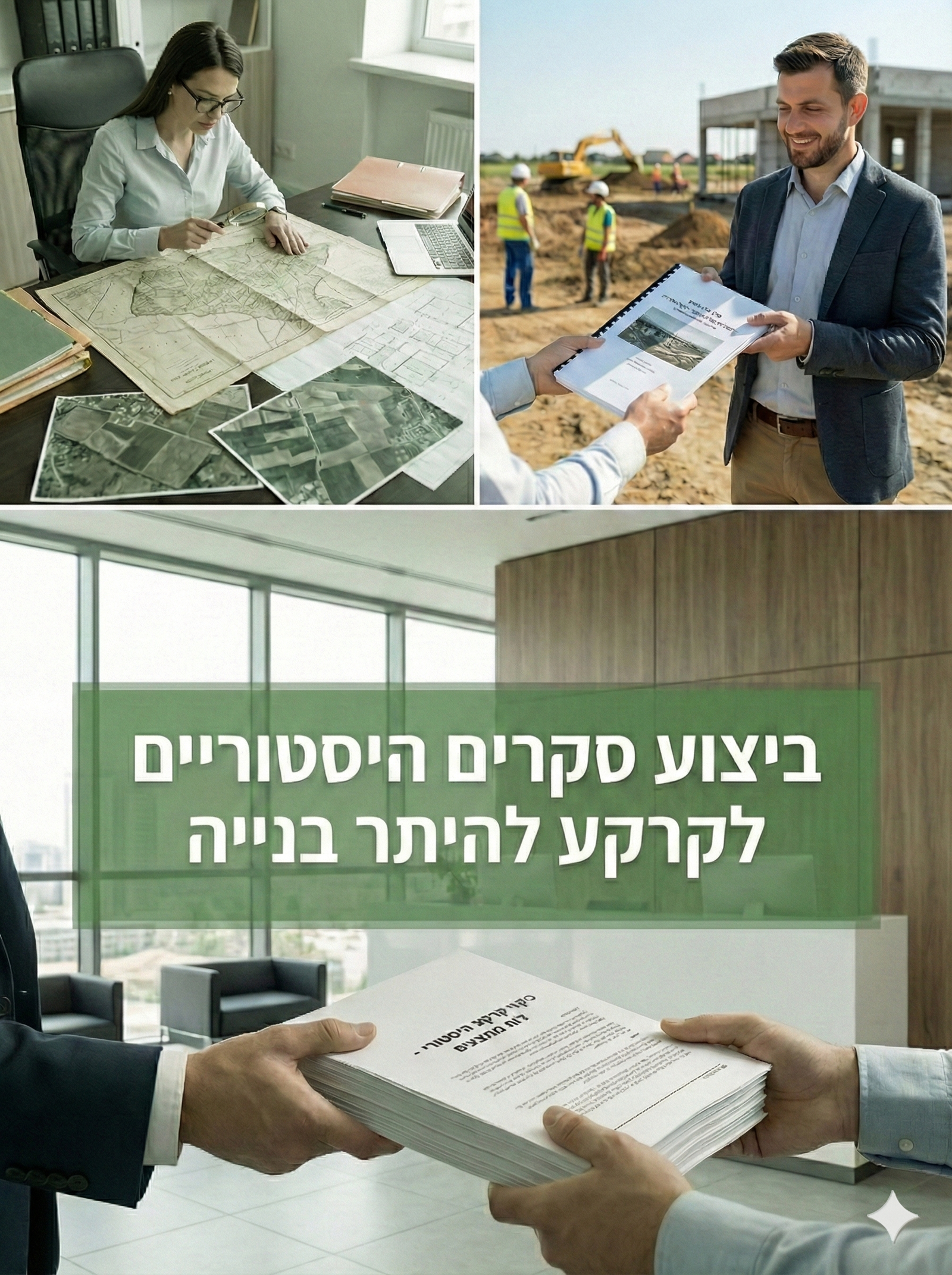 בדיקת תוכניות ומפות - סקר היסטורי